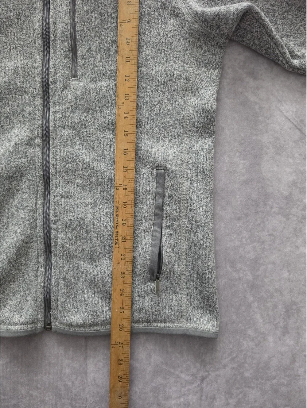 Patagonia Better Sweater Fleece Jacket Men's Medium Gray Full Zip Hiking Casual